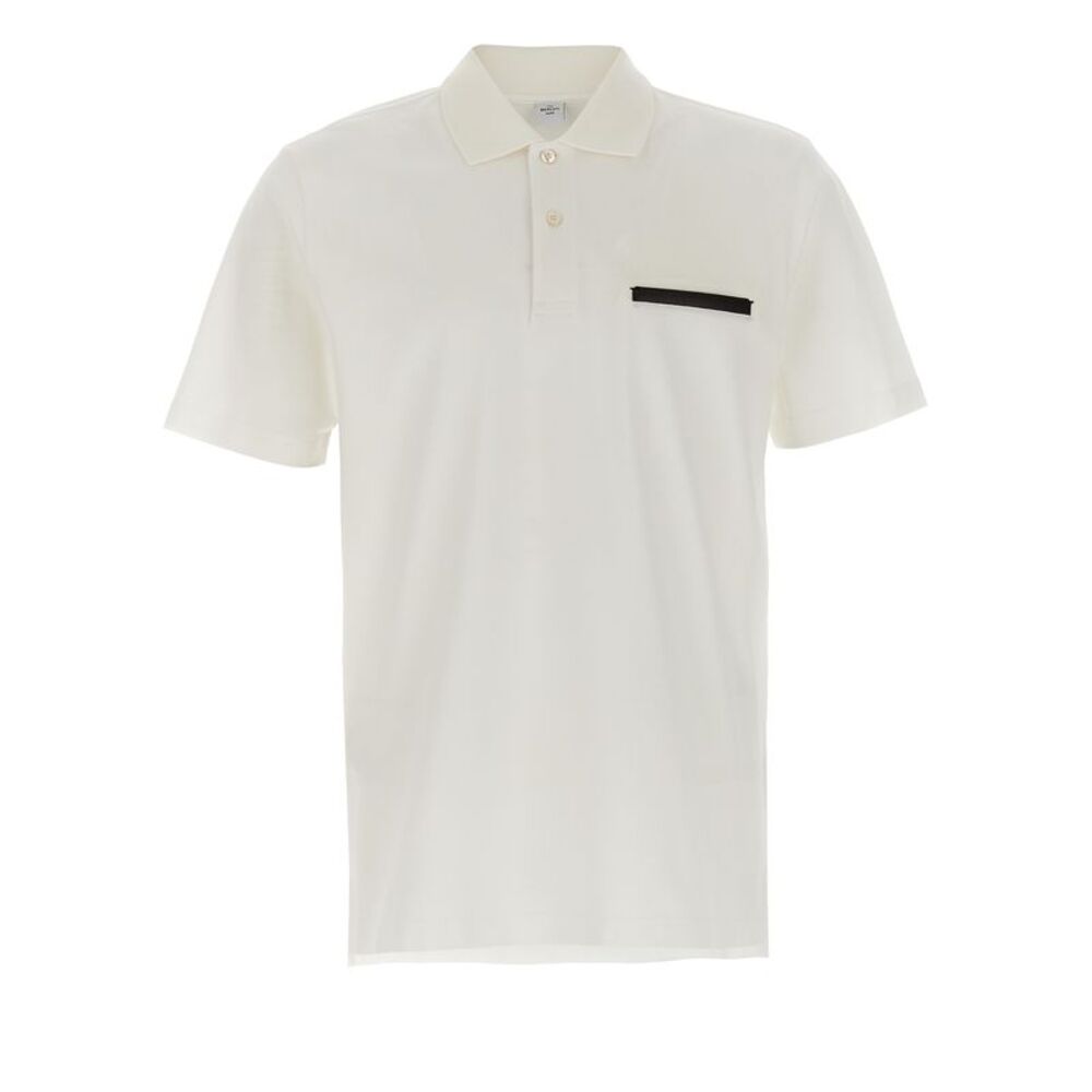 Berluti White Cotton Polo Men's Shirt